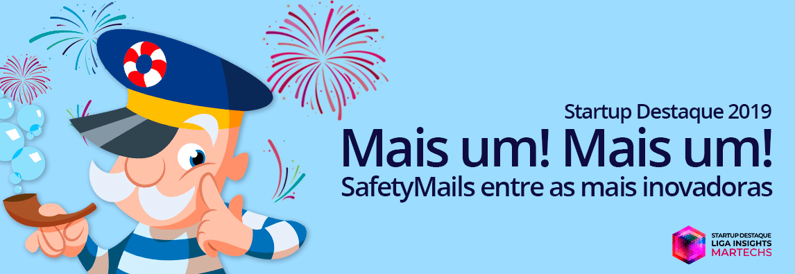 plataforma de verificação de e-mails SafetyMails entre as startups mais inovadoras do Brasil pelo segundo ano consecutivo