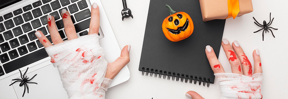 Exemplos de email marketing para arrepiar no Halloween